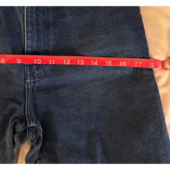 Vintage Sasson Jean Shorts, 80s 90s, High Rise, Dark Wash Denim Cutoffs, XS 25"W - Picture 8 of 10